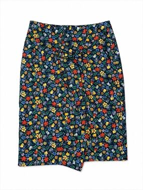 J.Crew Liberty Art Fabrics Edenham Floral Ruffle Envelope Skirt Size 8